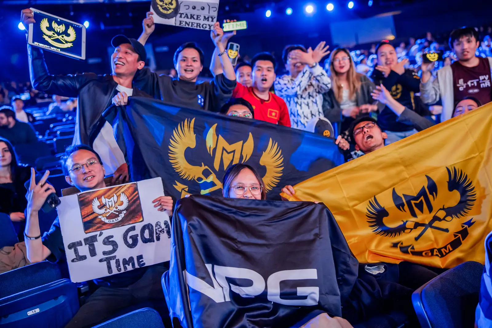 #GAMFAM in the stands